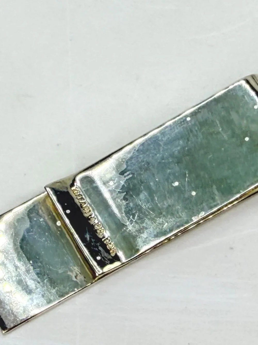 Vintage Tiffany & Co 1837 Sterling Silver Money Clip 925 23.2g with pouch SS494